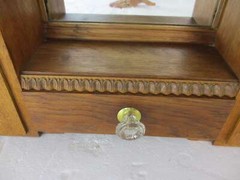 large Double Apothecary Bathroom Medicine Kitchen Cabinet Wood Art deco Gorgeous