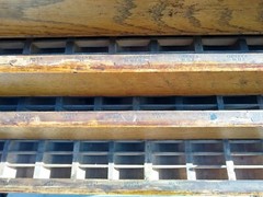 Gorgeous Antique 4 Drawer Watchmakers Cabinet with Embossed Part Holders