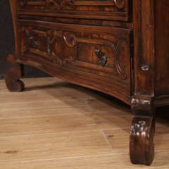 Lombard trumeau bureau double body furniture 20th century antique style desk