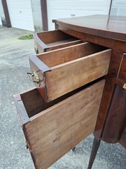 Grand American Mahogany Sideboard early 19thc