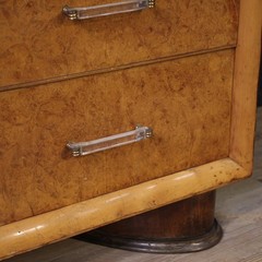Chest of drawers furniture commode design Italian dresser modern in wood 70s