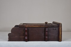 Antique Wooden Kitchen Wall Shelf Cabinet Vintage Spice Cabinet Apothecary Box
