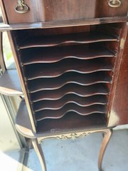 Antique Mahogany Sheet Music Cabinet