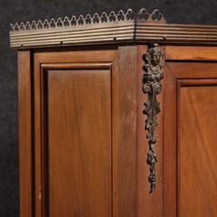 Small French cabinet secretaire desk in wood Empire style 20th century