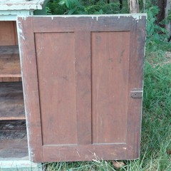 Antique Primitive Dry Sink Cabinet Farmhouse Cupboard Workbench 47.75″ Wide