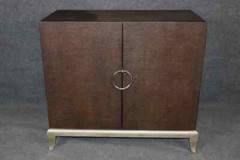 Pair of Matched Contemporary French Art Deco Style Large Side Cabinets