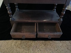 Antique Miniature Period Late 18th Early 19th C Child’s Washstand W/Bowl & Pitch
