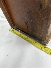 Antique Early Country Primitive Wood 8 Drawer Spice Drawer Cabinet 16” High