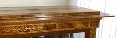 Antique Austro-Hungarian Biedermeier vitrine curio cabinet