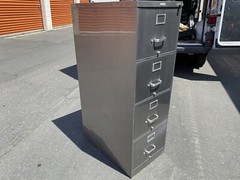 Vintage McDowell And Craig Industrial Metal File Cabinet