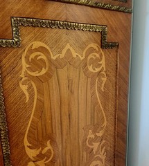 19th C French Marquetry and Ormolu Cabinet on Stand