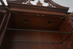 71978: KARGES 4 Door Mahogany Breakfront China Cabinet