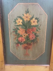 Antique Scandinavian Painted Pine Cupboard