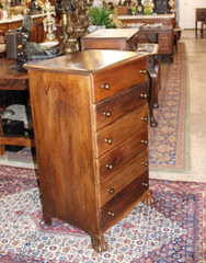 American Antique Oak Chest | Cabinet or Gramophone Cylinder Storage Drawers