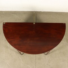 Antique Servant George III Mahogany Ebony Maple Brass XVIII Century England Abou