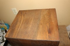 Unusual Large Antique Solid Oak 2 Drawer Card Catalog File Library Cabinet NICE