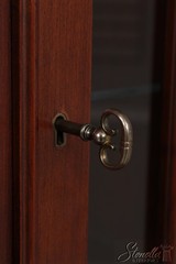73251: HENKEL HARRIS Cherry 2 Piece London Breakfront