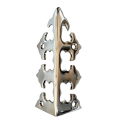 4pcs Vintage Solid Brass Anchor Box Corner Protector Decor Shelf Cabinet Hardwar