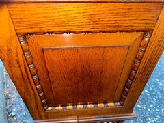 SUPERB Antique “Stick & Ball” American Small Cabinet IN MINT CONDITION.