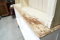 Antique Mercantile General Store Display Apothecary Cabinet Bar white Counter