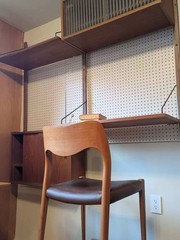 Danish Wall Unit, Cado PS System vintage shelving by Randers Mobelfabrik