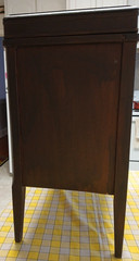 VTG 1950s Sewing Cabinet/End Table Spool-Notions Storage Some Refurbishing Needs