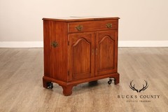 Henkel Harris Georgian Style Cherry Flip Top Server Cabinet