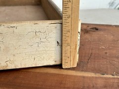Antique Oak Sellers Cabinet DRAWER hoosier style cupboard Chippy Paint *A*