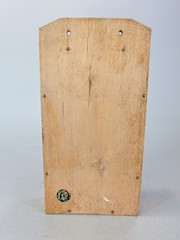 Vintage Wood 4 Drawer Spice Apothecary Cabinet 9×5″