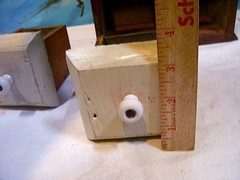 ANTIQUE PRIMITIVE HANDMADE 4 DRAWER WOOD SPICE CABINET RUSTIC FARM KITCHEN DECOR