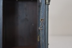 Vintage Hand Made Wooden Clock Display Case Box