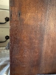 Antique Mahogany 2 Drawer Tabletop Correspondence Cabinet Desk Chest c1900 Wood
