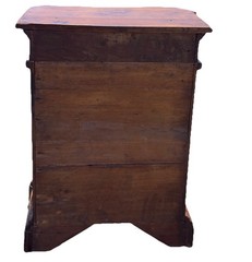 Antique Italian Baroque Walnut Credenza with Diamond Point Door, Late 17th C