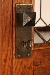 Stickley Mission Collection Roycroft Oak Chafing Cabinet