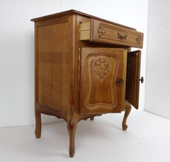 Vintage hallway Cabinet Mid Century Modern style End table Modernist Funky