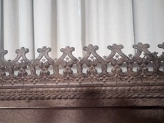 Antique Industrial Lighted Curio Cabinet with Glass Door for Sale