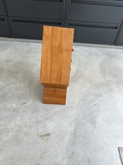 Mid Century MCM Small Triangular Cabinet