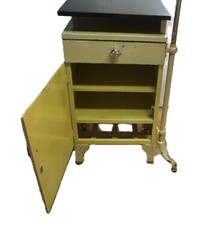 Antique A. S. Cole Medical Cabinet Dentist Doctor Hospital Swinging Tray