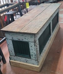 Vintage General Store Low Profile Wooden Counter 84″ x 25 3/4″ x 31 3/4″ GS00841