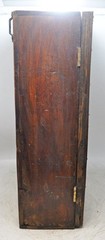 Antique Wooden Mini Storage Cabinet Original Old Fine Hand Crafted Brass Fitted
