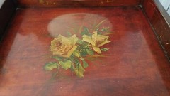 Toilet Cabinet French Hand-Painted, circa 1895 ANTIQUE