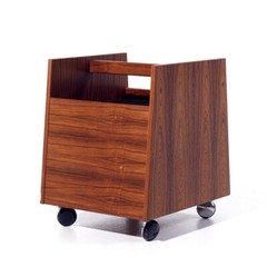 Rolf Hesland for Bruksbo Mid Century Danish Rosewood Record Caddy