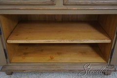 70896: WOODLAND Large Country Distressed Painted Cabinet