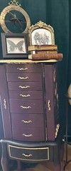 Collectors Cabinet, Dark Acedamia, Goth. One Of A Kind. Signed By Artist