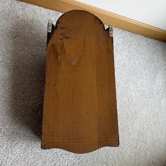 Vintage Wall Hanging Sunburst 7 Drawer Spice Cabinet Wood Knobs Primitive