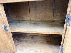 Antique Pine Dry Sink Primitive Country Storage Cabinet Cupboard Rustic Stand