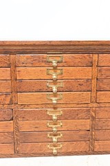 Antique . Library Bureau SoleMakers Oak Wood File Cabinet 24 Drawer Apothecary