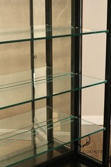 Chinoiserie Hand Painted Lighted China Display Cabinet