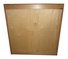 Reclaimed Sliding Glass Door Square Cabinet
