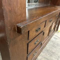 Old Original 1920s Arts And Crafts Built-In